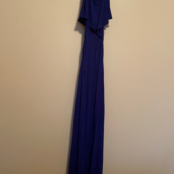 Seductions royal blue open back halter maxi dress - Picture 7 of 7